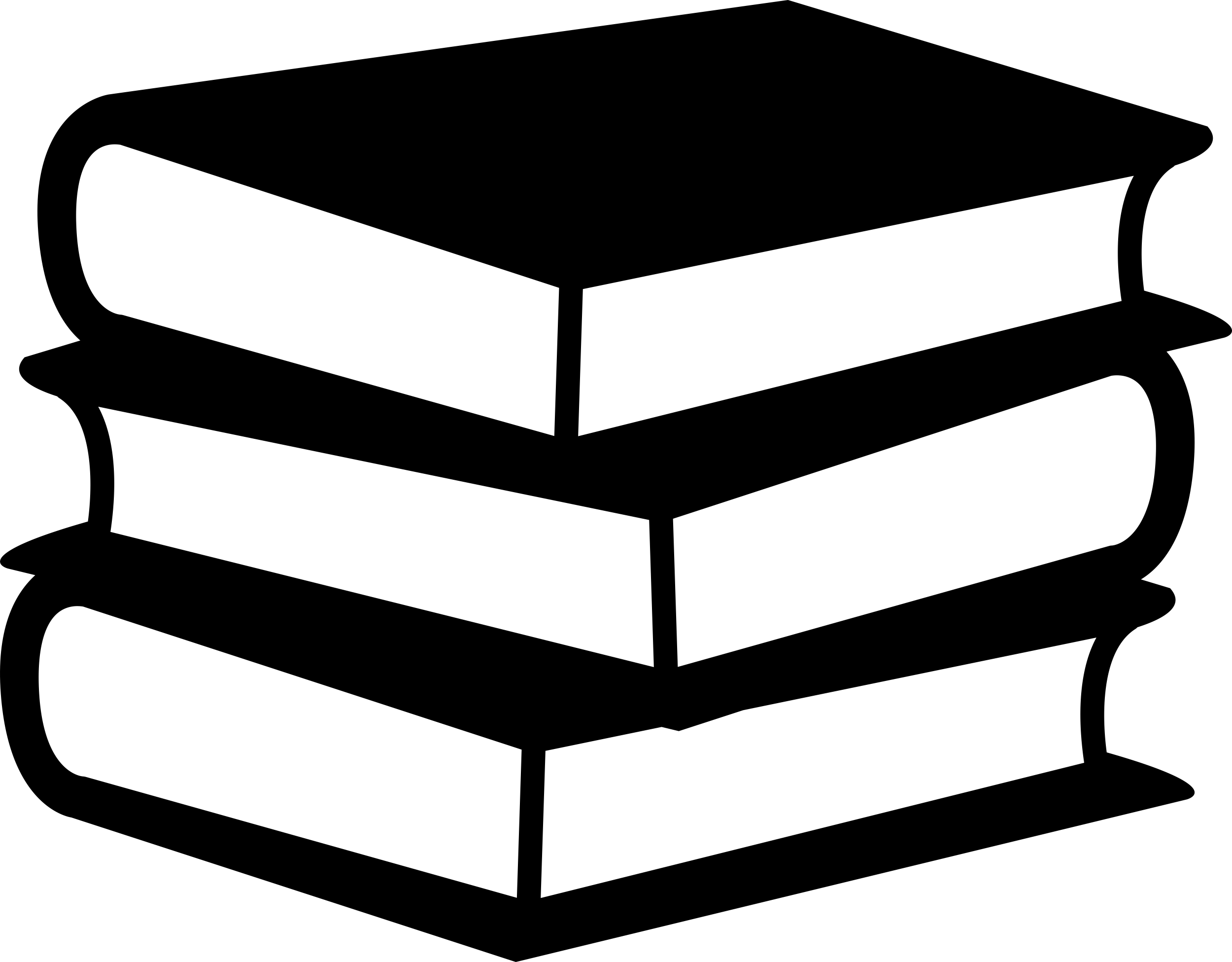 Books Stack Of Three Sticker Outline Svg File Free Vectors